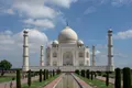 Le Taj Mahal et ses jardins, à Agra