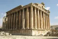 Le temple de Bacchus à Baalbek et ses colonnes
