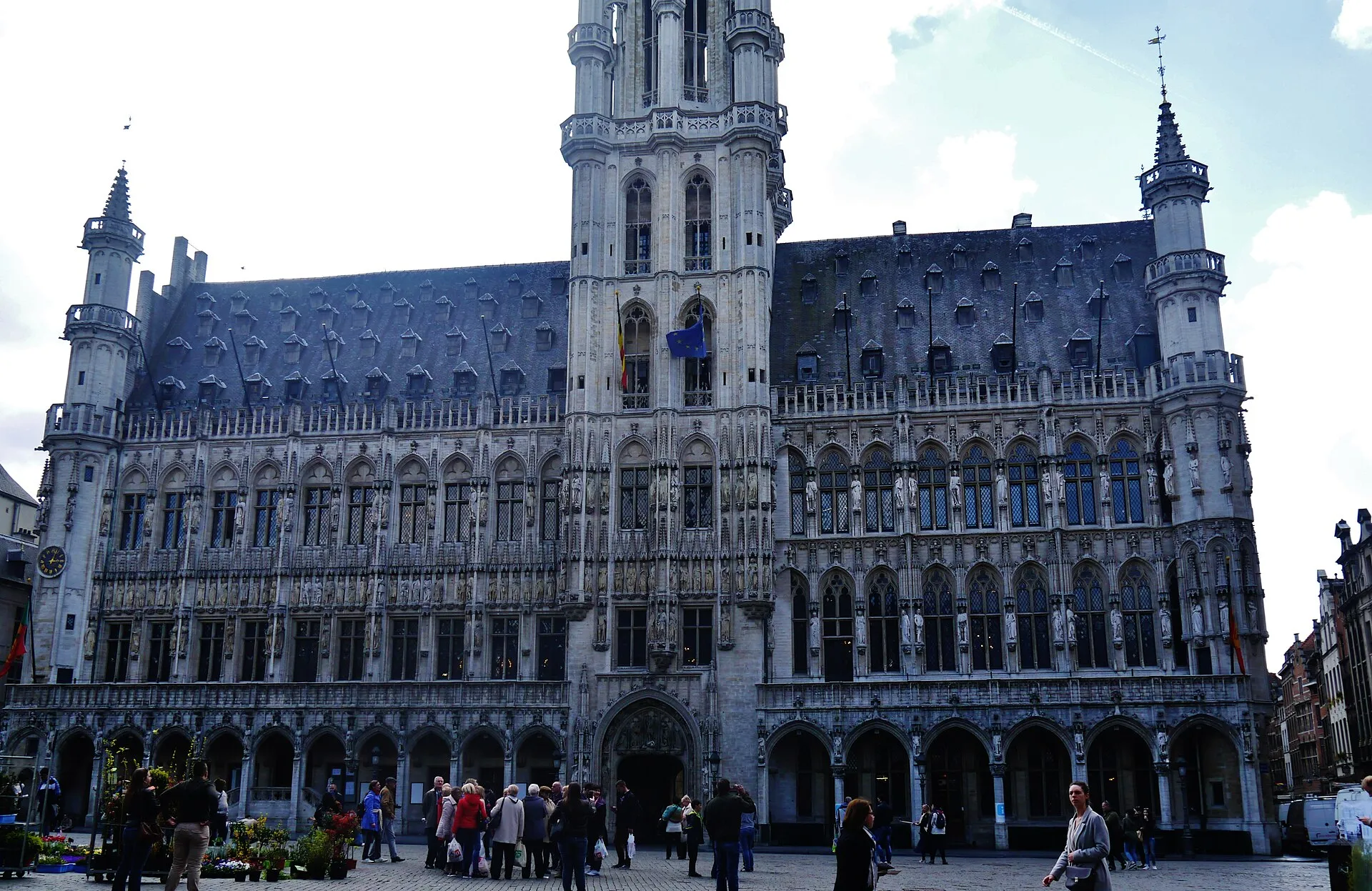 L'hôtel de ville sur la Grand-Place de Bruxelles